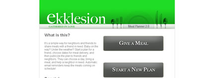 Meal Planner - Ekklesion