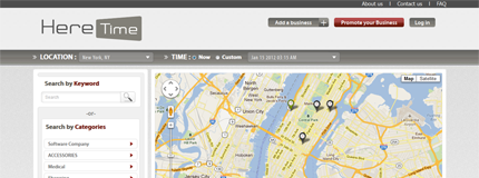 HereTime - A Business directory
