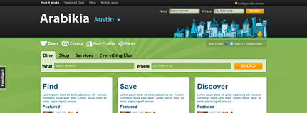 Groupon clone & Business directory - Arabikia