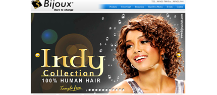 BijouxHair - Hair design and presentation website