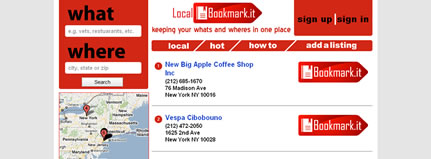 Localbookmark.it  - A Business directory