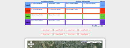 Rout Planner - Google Dispatch Map