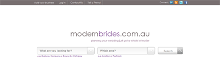 Modernbrides - A Wedding companies Directory