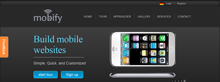 Mobify.de - Mobile website Builder